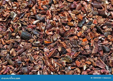 Organic cocoa nibs stock photo. Image of crush, pattern - 18850584