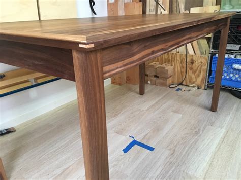 Completed walnut dining table build - Woodworking Talk - Woodworkers Forum