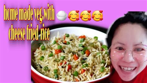 Chinese Fried Rice with Cheese - YouTube