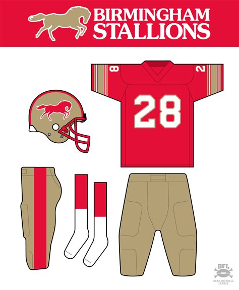 Birmingham Stallions (USFL 1983-1985) · Team Kit · Dead Football League