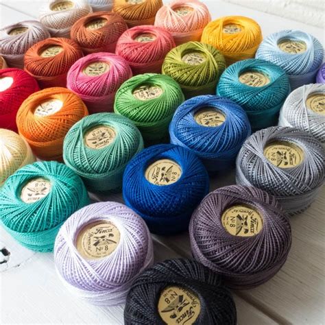 The Ultimate Pearl Cotton Thread Collection in 2021 | Monkey crafts, Perle cotton, Crochet ...