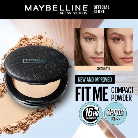 Maybelline Fit Me Compact Powder - Long lasting, 16HR Oil Control, SPF ...