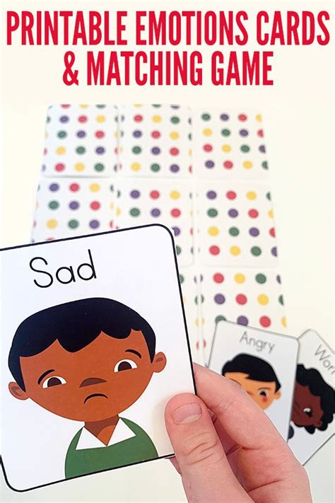 Printable Emotions Cards with Emotions Games Ideas | Emotions cards ...