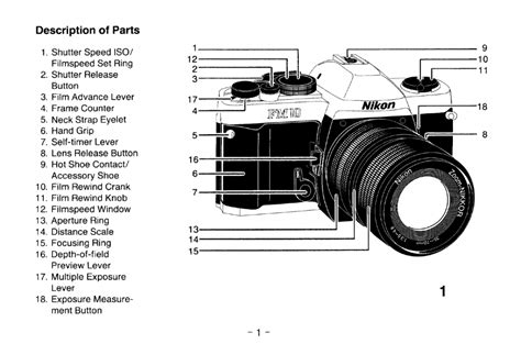 SLR Camera parts – R . E . W . I . R . E . D