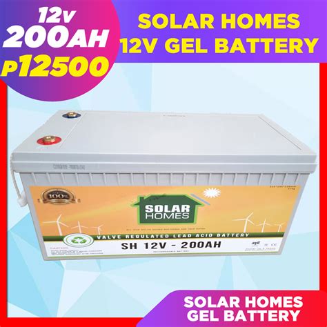 Solar Battery Gel Battery Deep Cycle VRLA Lead Acid 12V 200AH | Lazada PH