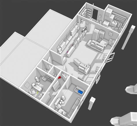 A 3D-map of 3F Dorms on Customs : r/EscapefromTarkov