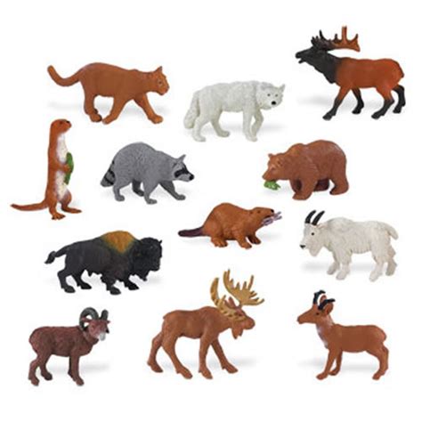 North American Wildlife Minis (Set of 12)