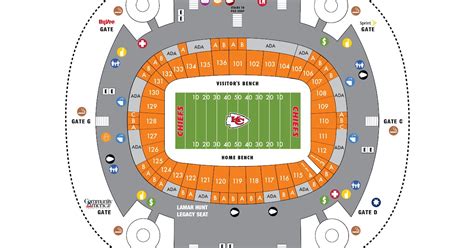 Kansas City Chiefs Stadium Map | Draw A Topographic Map