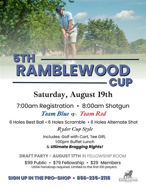 Events & Promotions - Ramblewood Country Club