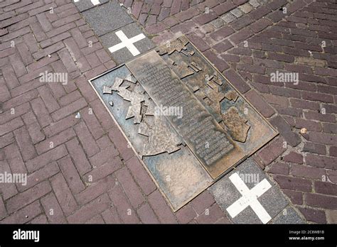 Belgium Netherlands Border, Baarle Hertog en Baarle Nassau. International border going through ...