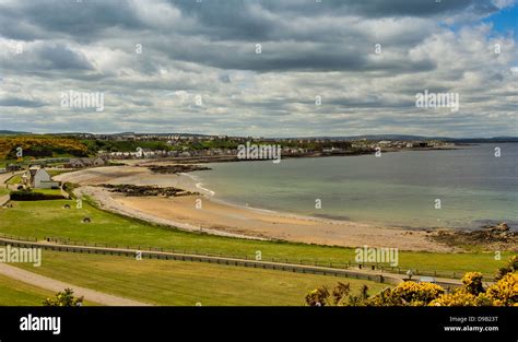 BUCKIE BEACH TOWN AND HARBOUR NORTH EAST SCOTLAND Stock Photo - Alamy