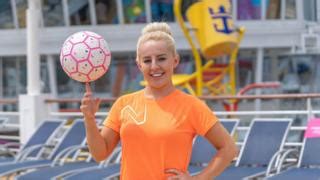 Liv Cooke: Freestyle footballer's seventh world record 'incredible' - BBC News