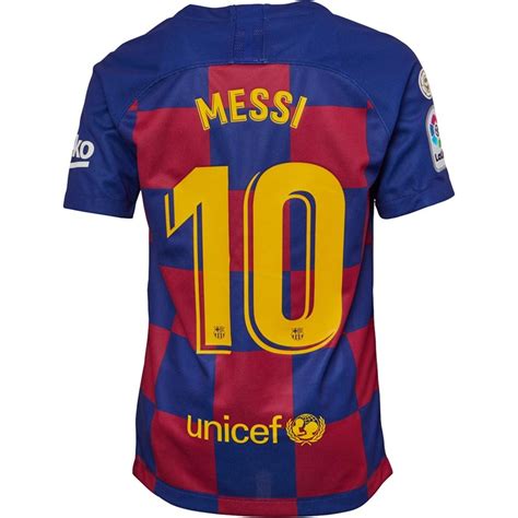 Buy Nike Junior Boys FCB Barcelona Messi 10 La Liga Home Jersey Varsity ...