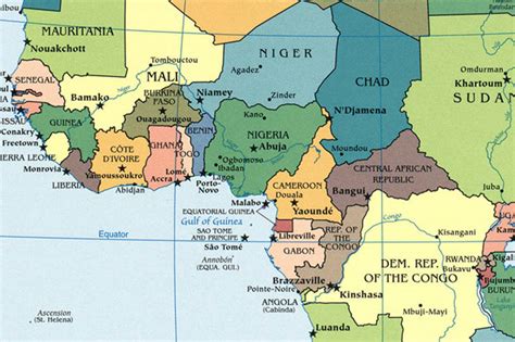 Map of West Africa