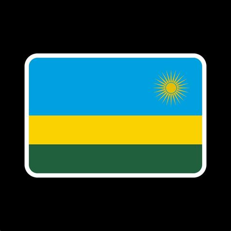 Rwanda flag, official colors and proportion. Vector illustration. 22241512 Vector Art at Vecteezy