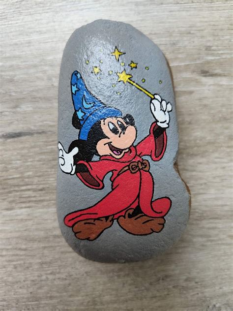 Disney Cartoon Characters, Disney Cartoons, Fictional Characters, Rock Painting Art, Stone ...