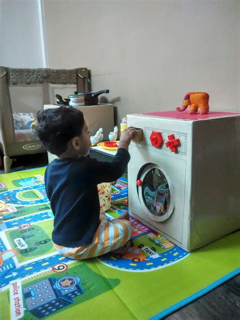 Sonshine Mumma: DIY Play Washing Machine | Pretend Play for Toddlers