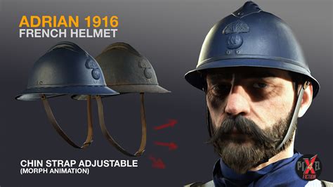 Adrian French Helmet Collection - Character Creator/Accessory - Reallusion Content Store