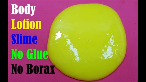 DIY Body Lotion Slime! How to make Slime without Glue! Super Easy