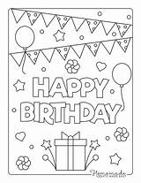 Birthday Coloring Pages Printable sketch template