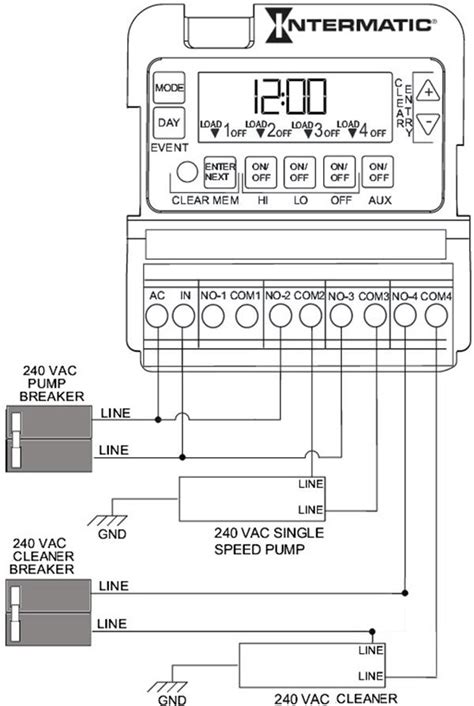 Intermatic Digital Timer Wiring Diagram