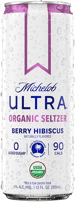 Michelob Ultra Organic Seltzer Berry Hibiscus Coconut | Michelob ULTRA