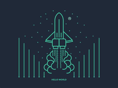 Hello World by Ismael on Dribbble