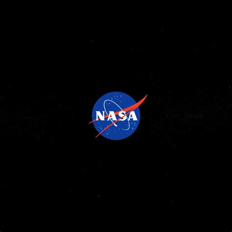 2932x2932 Nasa Logo Black Oled 5k Ipad Pro Retina Display HD 4k ...