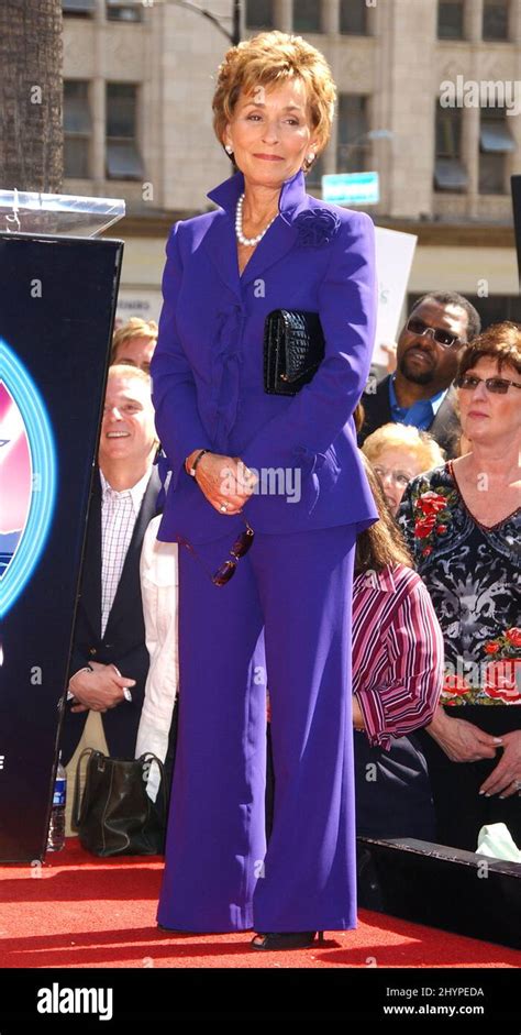 Judge Judy Sheindlin Hollywood Walk of Fame Ceremony. Picture: UK Press Stock Photo - Alamy