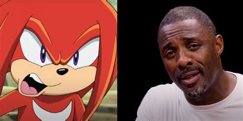 Idris Elba Will Play Knuckles in “Sonic the Hedgehog 2"