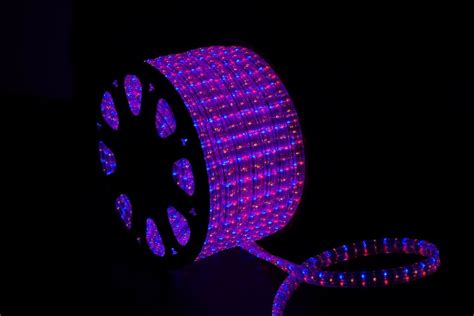 LED Rope Light 4 Wires Flat Muticolor & Color Changing - China Led Rope Light and Led Flat Rope ...