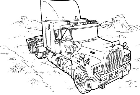 Easy Monster Truck Coloring Page - Free Coloring Pages Online