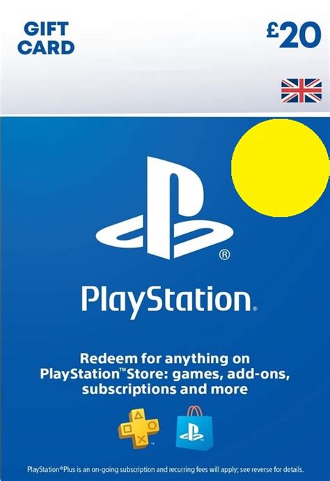 Buy PSN £20 (GBP) Gift Card for PS5/PS4 UK - Digital Code and download