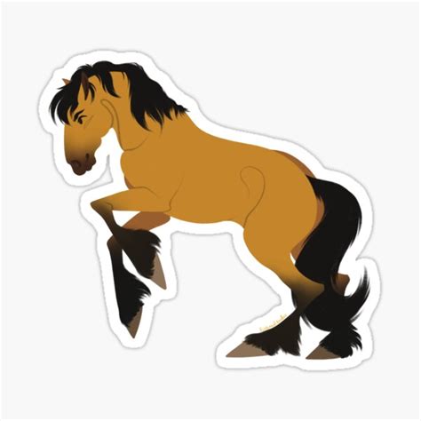 "Spirit: Stallion of the Cimarron" Sticker for Sale by gabr1elle ...