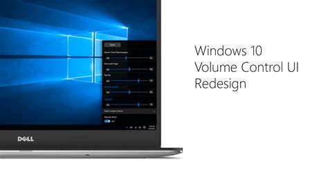 Windows 10 Volume Controls Redesign on Behance