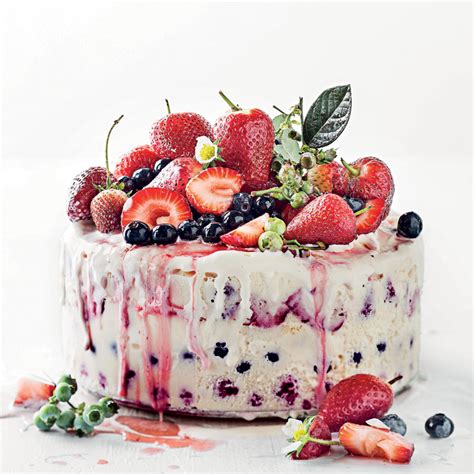 Layered berry ice-cream cake | Woolworths TASTE