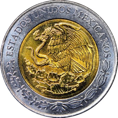 Mexico ESTADOS UNIDOS MEXICANOS 5 Pesos KM 605 Prices & Values | NGC