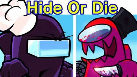 Friday Night Funkin' VS Jefferson Impostor + Cutscenes | Hide Or Die V1 (FNF MOD/Among Us/Black ...