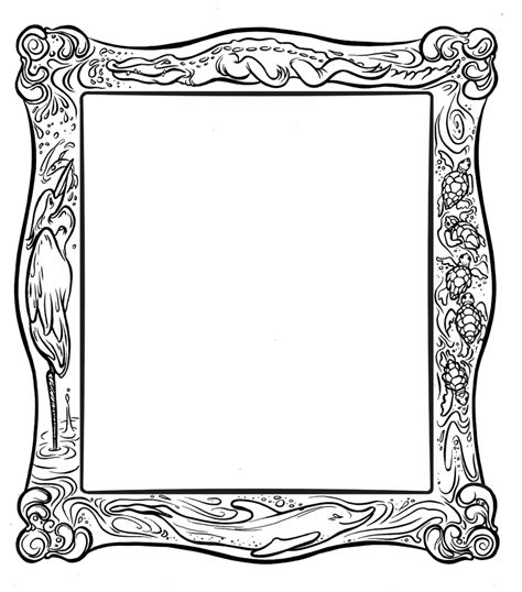 Frame Coloring Pages - ClipArt Best