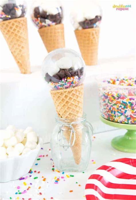 Unique Ice Cream Party Favors!