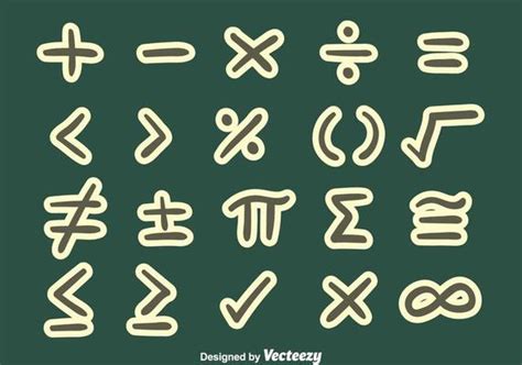 Math Symbols Vector Art, Icons, and Graphics for Free Download