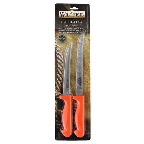 Wild Fish 2 Piece Fish Fillet Knife Set - Shop Fishing at H-E-B