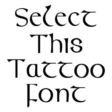 Free Celtic Tattoo Fonts - Tattoo Font Generator