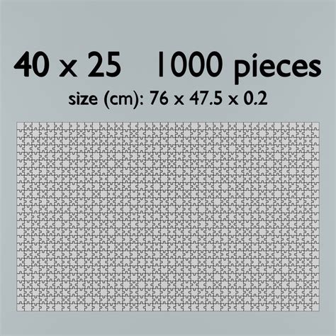 Jigsaw Puzzle - 1000 Pieces 3D Model - TurboSquid 1896956