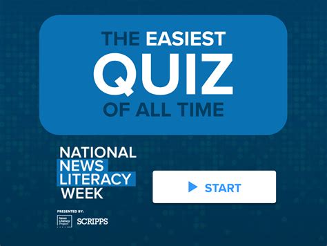 News Literacy Quiz: The Easiest Quiz of All Time