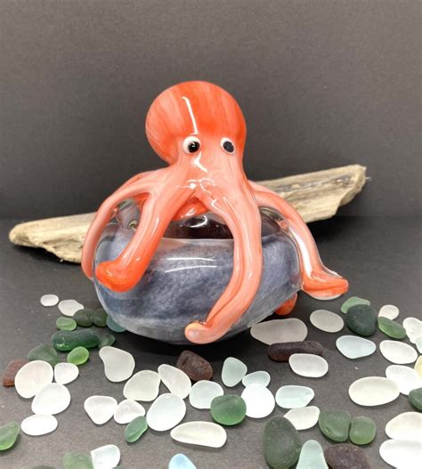 Glass Figurine Octopus • Quirkies IOW