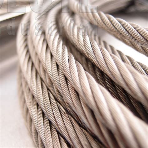 Stainless Steel Wire Rope - Stainless Steel 316 - 7 x 19 WSC 100m reel - from Absolute ...