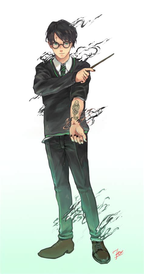 ArtStation - Slytherin Harry Potter ... | Harry james potter, James ...