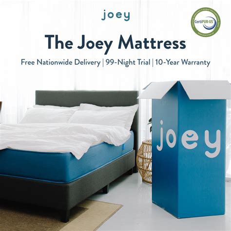 The Joey Mattress Malaysia / Zero Motion Transfer Technology / 99-Night Risk Free Trial | Shopee ...