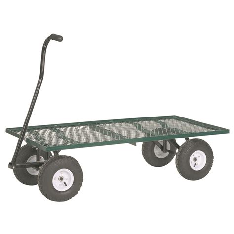 Steel Mesh Deck Utility Wagon